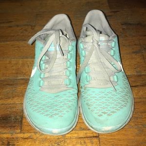 Tiffany blue Nike sneakers